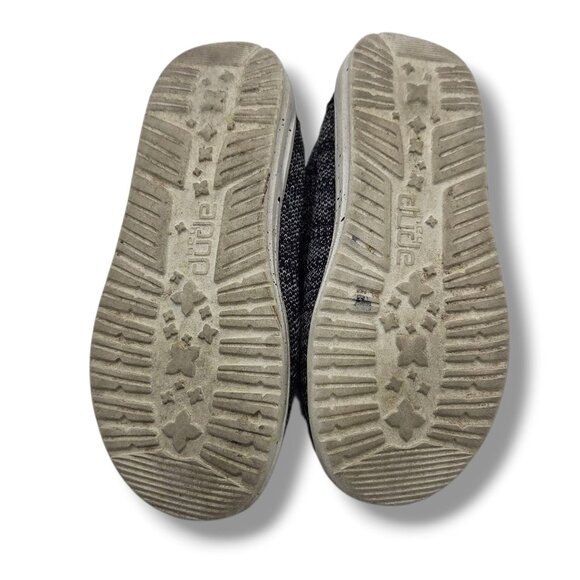 Hey Dude Wally Youth Shoes Child 13 Sox Skater Black - Picture 8 of 9